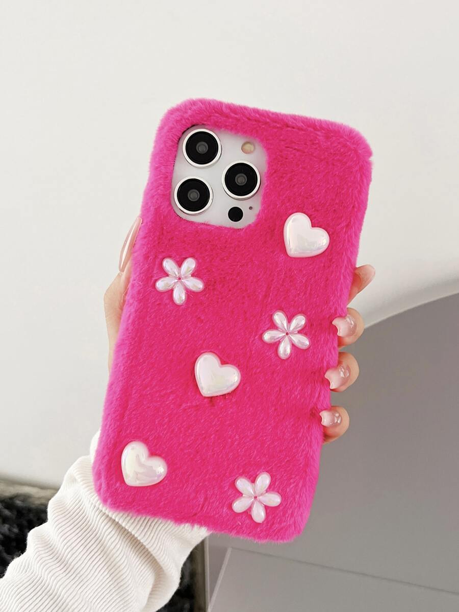 Ốp lưng điện thoại Ốp lưng điện thoại Plush - Màu Hồng Tươi - Xem 1