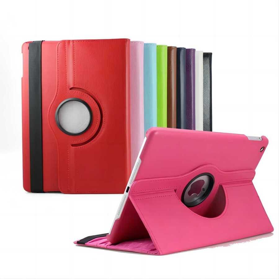 Rotating Protective Case For Ipad Pro Tablet - Hot Pink - View 1
