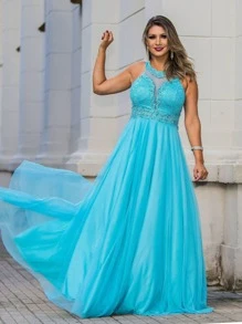 Grife Velasco Women Party Dresses - Biru - View 1