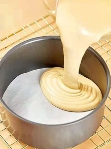 50 Miếng Lót Khuôn Bánh Tròn, Giấy Thấm Dầu Ăn, Giấy Thảm Nướng Silicon Chống Dính Cho Nồi Chiên Không Khí Gia Đình & Bbq Tấm Lót Nồi Chiên Không Dầu Air Fryer Giấy Airfryer Air Frier - trắng - Xem 2