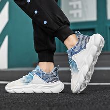 Men's Large-Size Sports Shoes - Blue - View 5