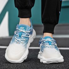 Men's Large-Size Sports Shoes - Blue - View 6