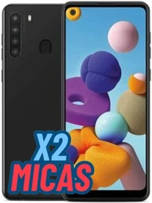 2 9H Tempered Glass Micas For GALAXY A21 (6.5") - Clear - View 1