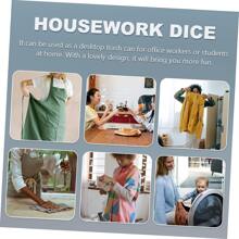家事骰子,1套新奇遊戲骰子家務骰子夫婦用成人骰子玩具 - 白色 - 查看 7