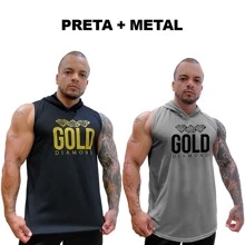 Men Tank Tops - 灰色 - 查看 1