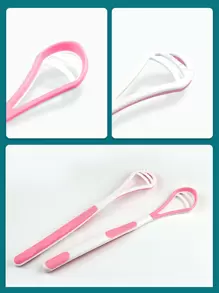 口腔氣味清潔雙面舌刮 - 藍色 - 查看 5