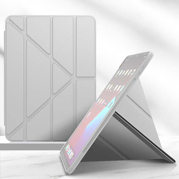 Light Grey Protective Case Compatible With IPad