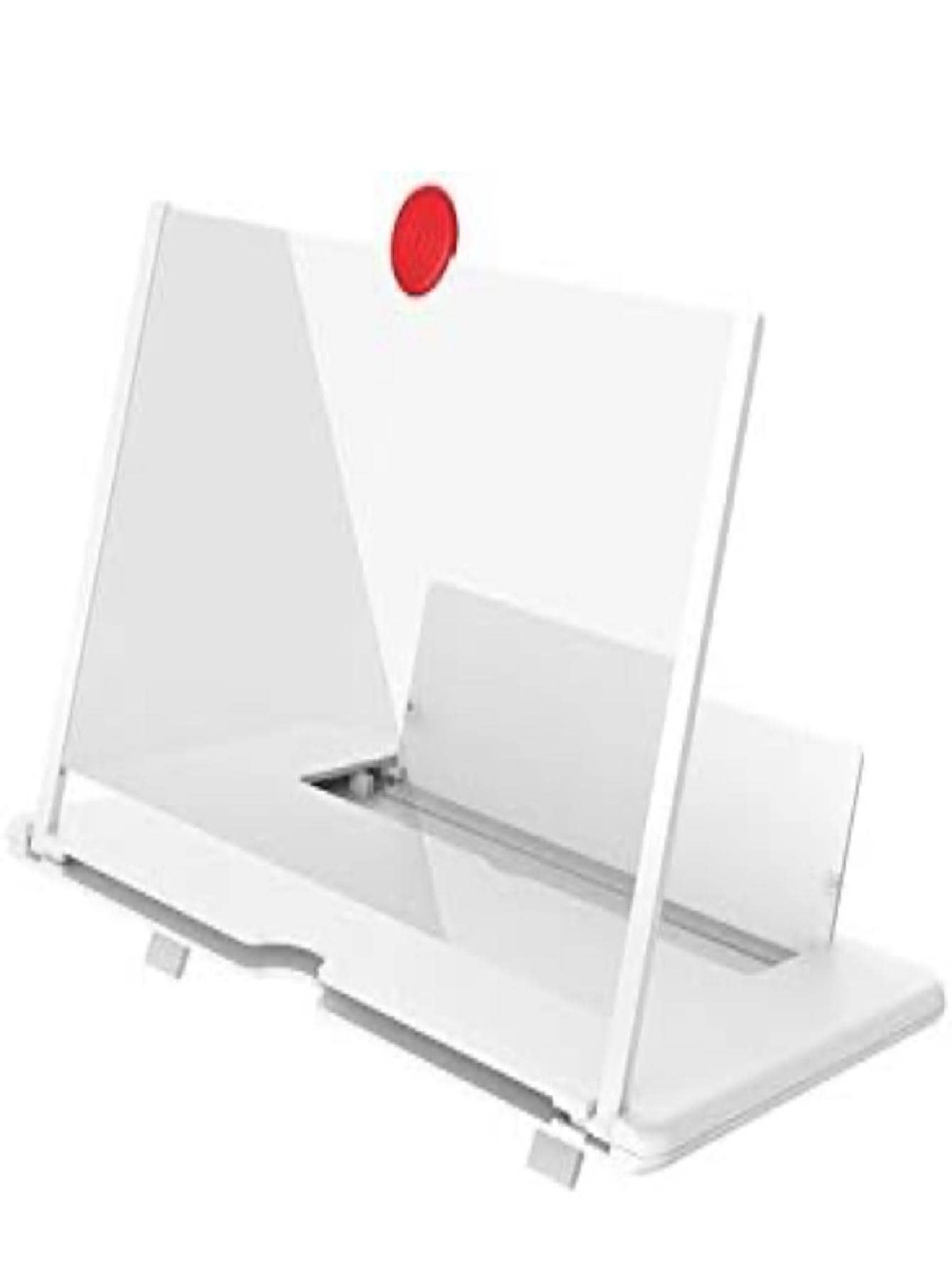 Lupa Amplificadora De Pantalla Universal Proyector HD Ampliador para Celular Telefono Inteligente O Tablet - Blanco - Ver 1