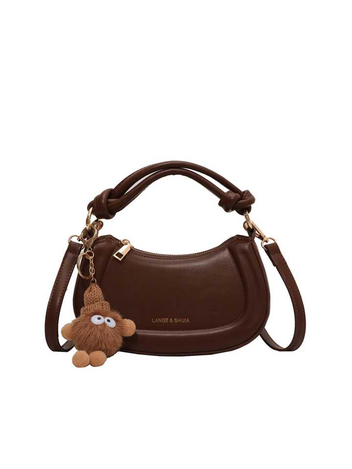 2023 Autumn New Fashion Pu Leather Solid Color Handbag