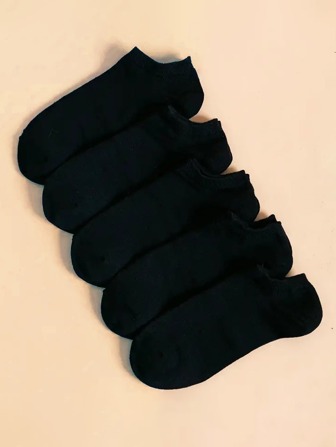 5 Pairs Women's Socks, No Show Socks, For Daily Wear