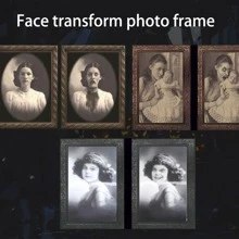 萬聖節3d變幻相框相簿,酒吧派對裝飾,恐怖道具,有趣可更換的相框 - 女人 - 查看 5