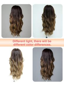 HAIRCUBE 13*4*1 T Part Lace Wigs, 26 And 30 Inch Long Brown Curly Wigs Synthetic Lace Wigs For Party Daily Use - Brown - View 8