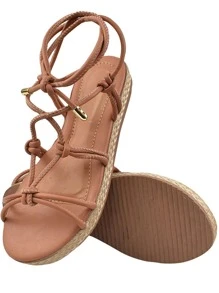 Women Flats - Màu hồng gỉ - Xem 1