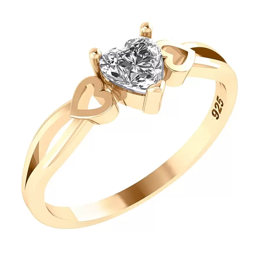 Fine Single Ring - trắng - Xem 1