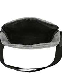 Phiên bản Hàn Quốc của Túi đeo chéo chống nước nhiều lớp dung tích lớn Túi vải Oxford Túi công sở Bộ sưu tập Ví Túi đeo vai di động tối giản bằng nylon dành cho công sở Túi đeo chéo Du lịch Quà tặng ngày lễ Túi đeo hông Túi da Túi Hobo Túi Tote Túi đeo chéo cắm trại Túi xách mùa hè trở lại trường Túi đeo chéo Túi đựng đồ dùng học tập mùa xuân - Xám - Xem 5