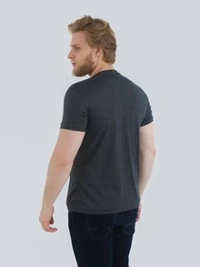 Men T-Shirts - Màu xám đen - Xem 3