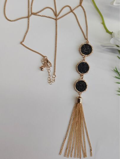 1 Miếng Đúng mốt Chuỗi dài Tua Vòng cổ mặt dây chuyền Thích hợp Đối với phụ nữ In Tất cả Dịp