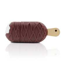 BIYETIMI 128GB 冰淇淋造型 U 盘，64GB/32GB 可爱硅胶 USB 2.0 闪存盘，精美礼物 - 咖啡棕 - 查看 3