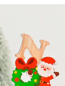 Christmas Wooden Decorations For Desktop Display - Multicolor - View 4