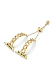 Vintage Round Loop Metal Band Compatible With Apple Watch 3/4/5/6/7/8/Se - Gold - View 2