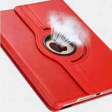 funda giratoria protector para tableta ipad 2/3/4/5/6/7/8/9/10/11 - Rojo - Ver 2