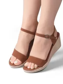 Women Heeled Sandals - Lạc đà - Xem 1