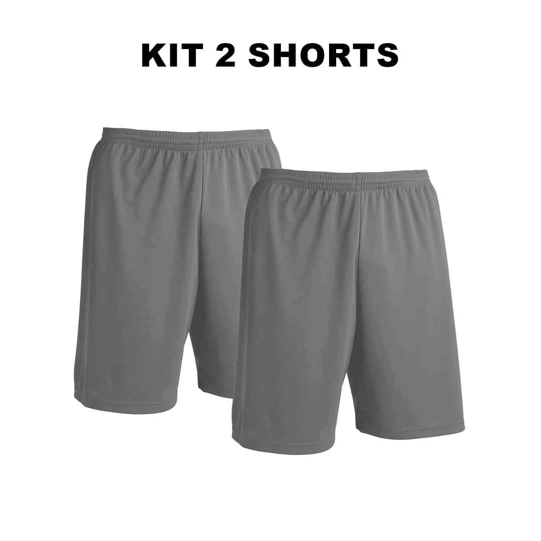 Men Shorts - 灰色 - 查看 1