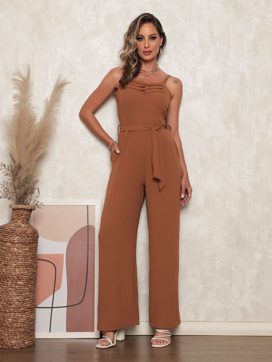 Women Jumpsuits - Rỉ Nâu - Xem 1