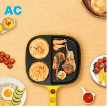 Electric Steak Frying Pan Four-Hole Omelette Pan Breakfast Machine Household Multi-Function Mini Frying Pan