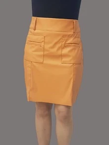 Women Skirts - gừng - Xem 4