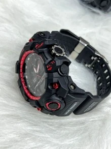 Men's Digital Watches - 黑色 - 查看 4