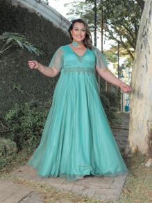 Women Dresses - 橄欖綠 - 查看 2