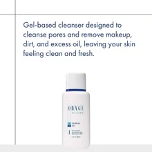 OBAGI MEDICAL Nu-Derm - 1 Foaming Gel Deep-Cleanser 6.7 oz (198 mL) - Gentle Facial Cleanser for All Skin Types - Removes Impurities, Oil, Makeup - Non-Drying, pH Balanced - Promotes Clear, Healthy Skin - Dermatologist-Recommended