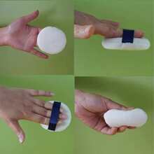 6pcs/Set Large Powder Puff For Applying Face Powder (7.5cm),Makeup,Cheap,Room Decor,Vanity,Travel,Bedroom,Makeup Accessories,Puff,Makeup Blender,Powder Puff,Makeup Sponge,Cheap,Stocking Stuffers,Makeup,Makeup Tools,Cheap Stuff,Gifts,Gifts For Women,Christmas Gifts - White - View 3