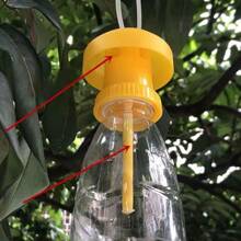 Trái cây Cây bắt ruồi Nhựa Vàng Drosophila Cạm bẫy Côn trùng Điều khiển Đối với Nông trại Vườn cây ăn trái - Màu vàng - Xem 1