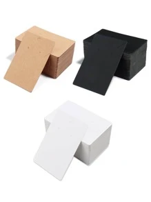 50入組/包皮革耳釘顯示卡適用於首飾類儀式 - 5cm - 查看 2