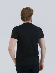 Men T-Shirts - màu đen - Xem 3