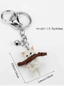 Túi quyến rũ Thú vật - trắng - Xem 3