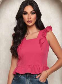 Women Blouses - Màu Hồng Tươi - Xem 2