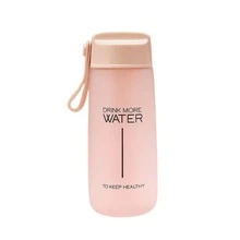 1pc Plastic Water Bottle - Apricot - View 4