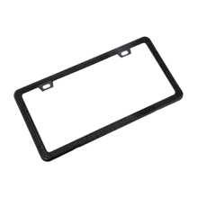 1 Pezzo Cornice Per Targa In Acciaio Inossidabile Nero Da 12 Pollici Con Strass, Dimensione Standard Usa