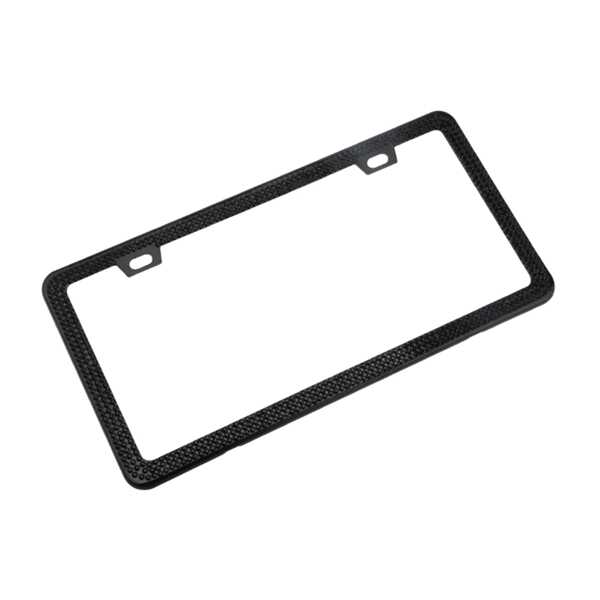 1 Pezzo Cornice Per Targa In Acciaio Inossidabile Nero Da 12 Pollici Con Strass, Dimensione Standard Usa