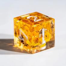 樹脂骰子套裝 - 高韌性多面體骰子模具套裝,配有矽膠骰子模具,易於脫模且表面平滑 - 白色 - 查看 3