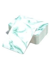 50pcs Marble Pattern Earring Necklace Display Cards, Personalized Jewelry Storage Card For Earrings Necklaces Bracelets