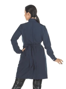 Women Blazers - 藏蓝色 - 查看 2