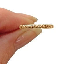 Fine Single Ring - Vàng - Xem 2