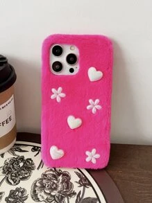 Ốp lưng điện thoại Ốp lưng điện thoại Plush - Màu Hồng Tươi - Xem 4