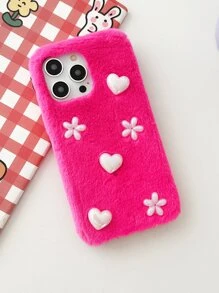 Ốp lưng điện thoại Ốp lưng điện thoại Plush - Màu Hồng Tươi - Xem 2