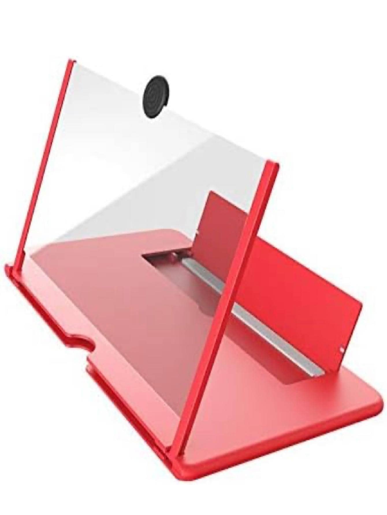 Lupa Amplificadora De Pantalla Universal Proyector HD Ampliador para Celular Telefono Inteligente O Tablet - Rojo - Ver 1