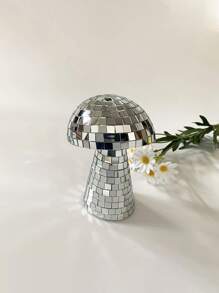 1pc Mushroom Shaped Disco Ball Decoration Display - one-size - View 1